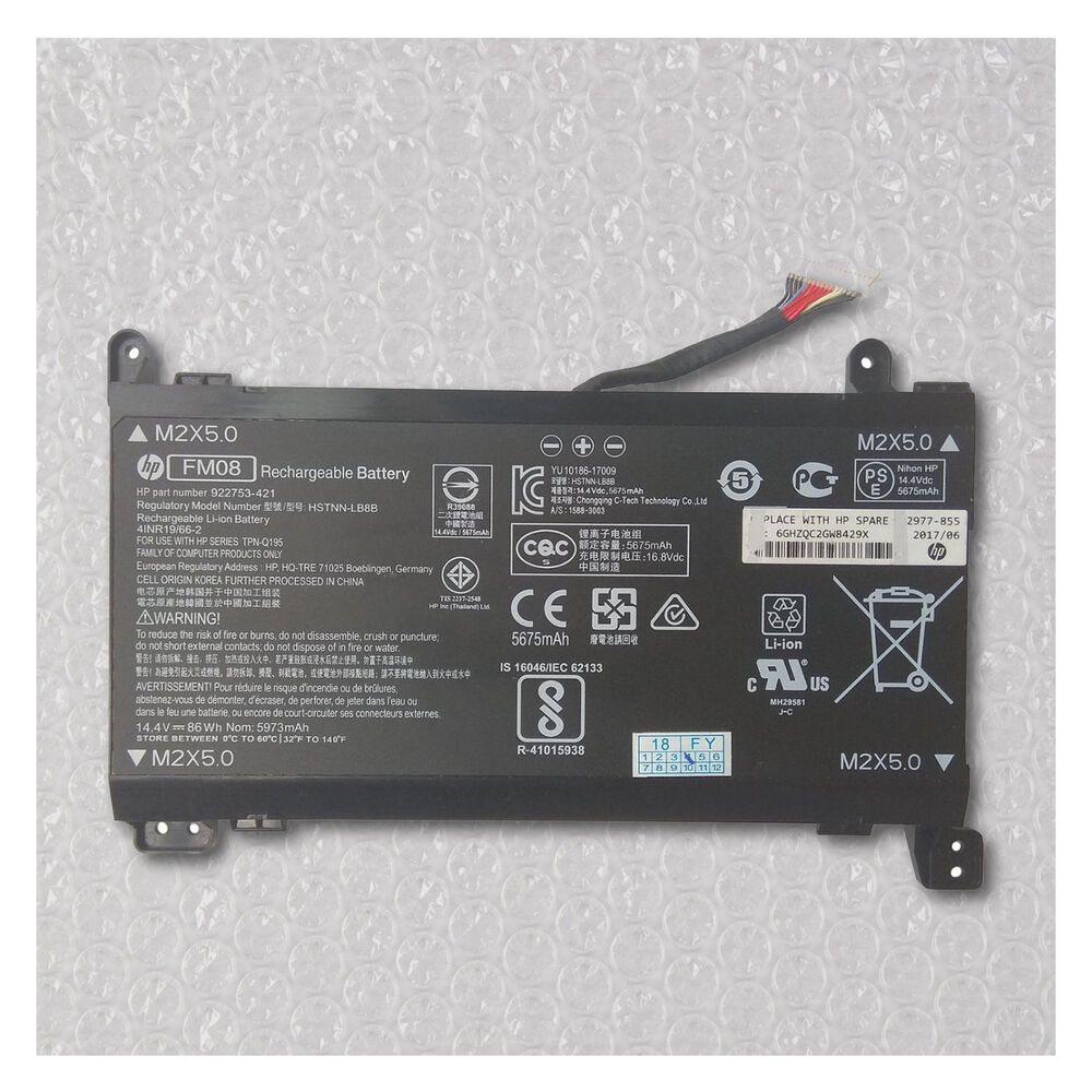 Bater&iacute;a 8c 86wh 3.00ah Lithium-ion Fm08 image number 1.0
